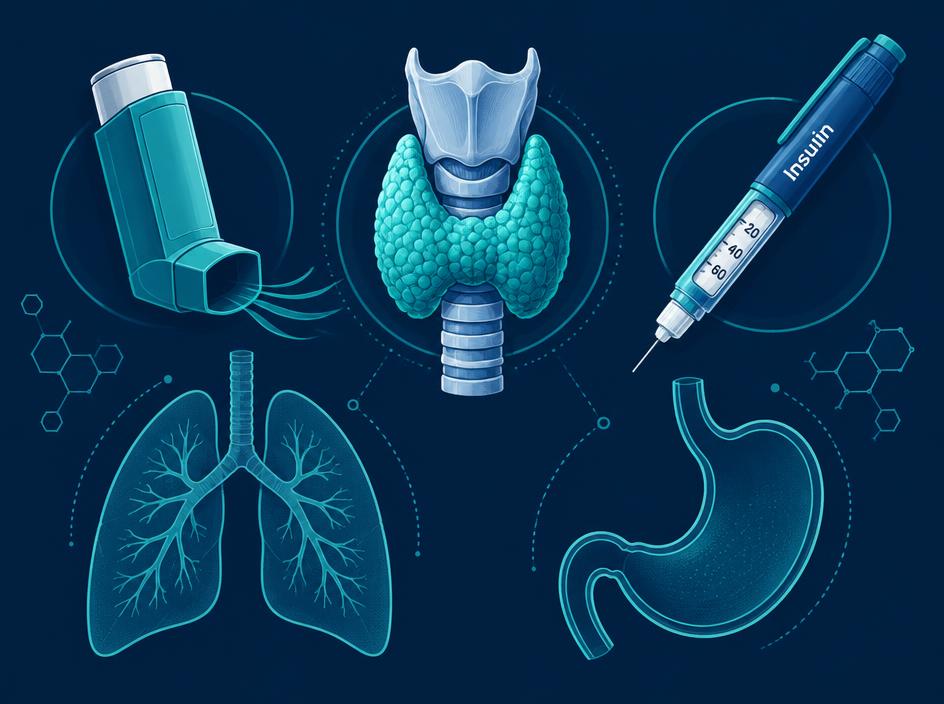 Respiratorio, digestivo y endocrino